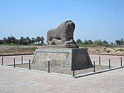 Lion of Babylon statue, built c. 6th century BCE and rediscovered in 1876 CE, Iraq