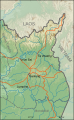 Physical map of Ratanakiri, updated with rendered river names