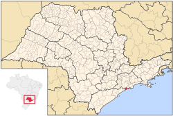 Location of Praia Grande