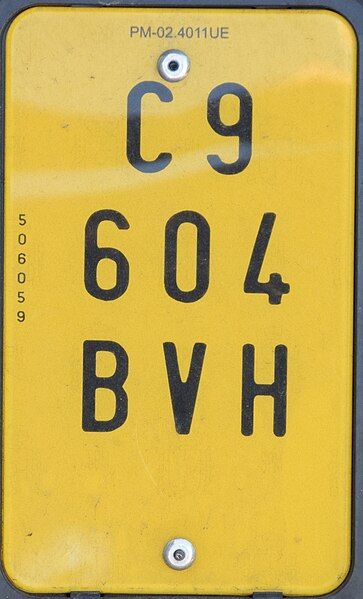 File:Spain moped plate.jpg