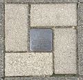 Klausener's Stolperstein in Düsseldorf, Leo-Statz-Platz on Kronprinzenstaße