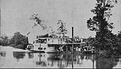 Verapaz Railroad steamboat sailing the Polochic river.[4]