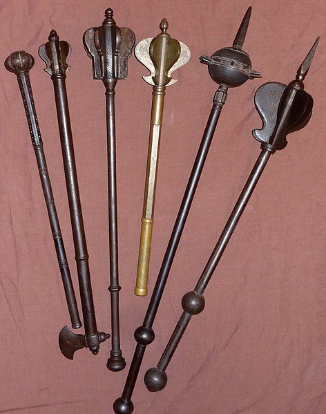 File:Various Indo-Persian maces.jpg