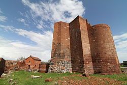 The keep inside Dashtadem Fortress.