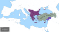 Byzantine Empire under the Doukas dynasty, 1081 AD.