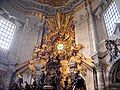 The Cathedra Petri, or throne of St. Peter, in 2005