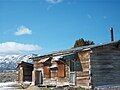 An abandoned building in Cherry Creek, Nevada.