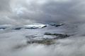 Heavy mist filling a valley