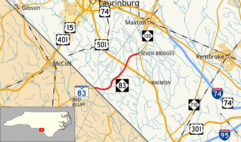 File:NC 83 map.svg