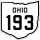 State Route 193 marker