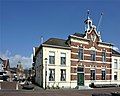 Street view with former town hall