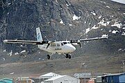 Air Labrador de Havilland Canada DHC-6 Twin Otter on short final for runway 24