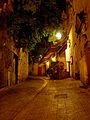 Sarlat french medieval city by night