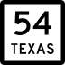 State Highway 54 marker