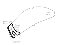 Layout of the Hockenheimring