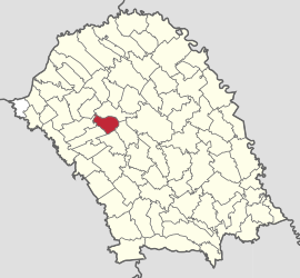 Location in Botoșani County