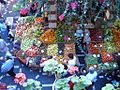 Fruit section of the market.