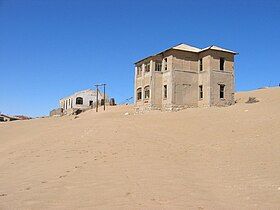 Abandoned houses in Kolmanskop