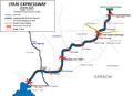 Lyari Expressway, Karachi (Route Map)