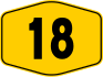 Federal Route 18 shield}}