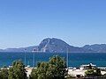 Mount Varasova very prominently viewed from Patras, Greece.