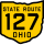 State Route 127 marker