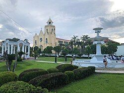 Panitan Plaza and Saint Lawrence the Deacon Parish Church