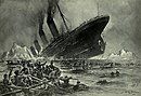 The sinking of the Titanic