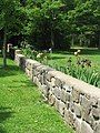 Stone walls at Graycliff