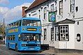 Image 19A Leyland Olympian, and the Grade II listed Angel Inn