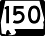 State Route 150 marker