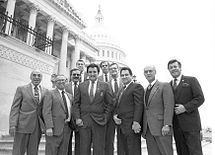 Caucus members in the mid-1980s