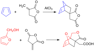 File:Diels-Alder-Reaktionen mit Itaconsäureanhydrid.svg