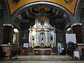 Church altar and reredos