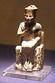 Khufu Statuette, an ivory figurine of Khufu