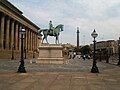 Equestrian statue of Prince Albert, by Thomas Thornycroft