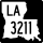 Louisiana Highway 3211 marker