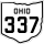 State Route 337 marker