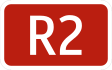 Expressway R2 shield}}