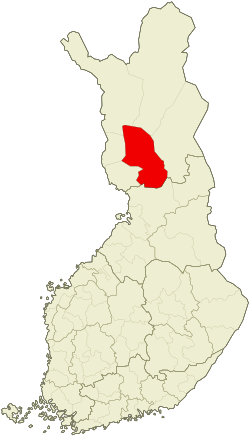 Location of Rovaniemi sub-region