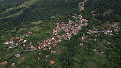 Air view of the village