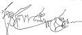 Signature of Tamar of Georgia