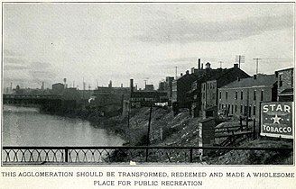 Riverside condition in 1908