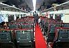 The interior of an air-conditioned Chair Car coach of a Jan Shatabdi Express in 2010