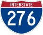 Interstate 276 Toll marker