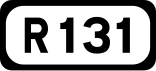 R131 road shield}}