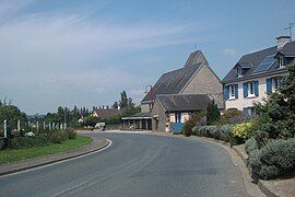 The village and its Reconstruction church