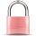 Pink padlock