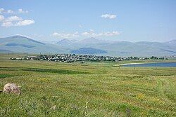 View of the Landscape of Sameba Village, Kvemo Kartli, Georgia