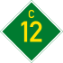 C12 road shield}}